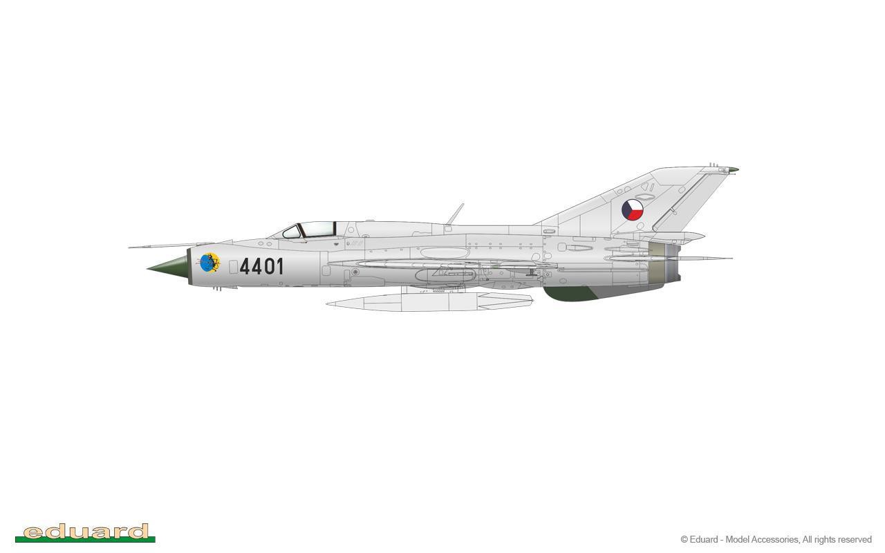 Eduard 1/72 MiG-21 PFM Weekend 7454 - Scale Model Shed