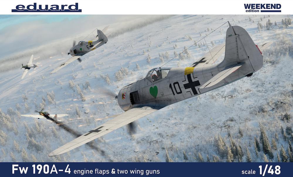 Eduard 1 48 Focke Wulf Fw 190a 4 With Engine Flaps And 2 Wing Guns 84117